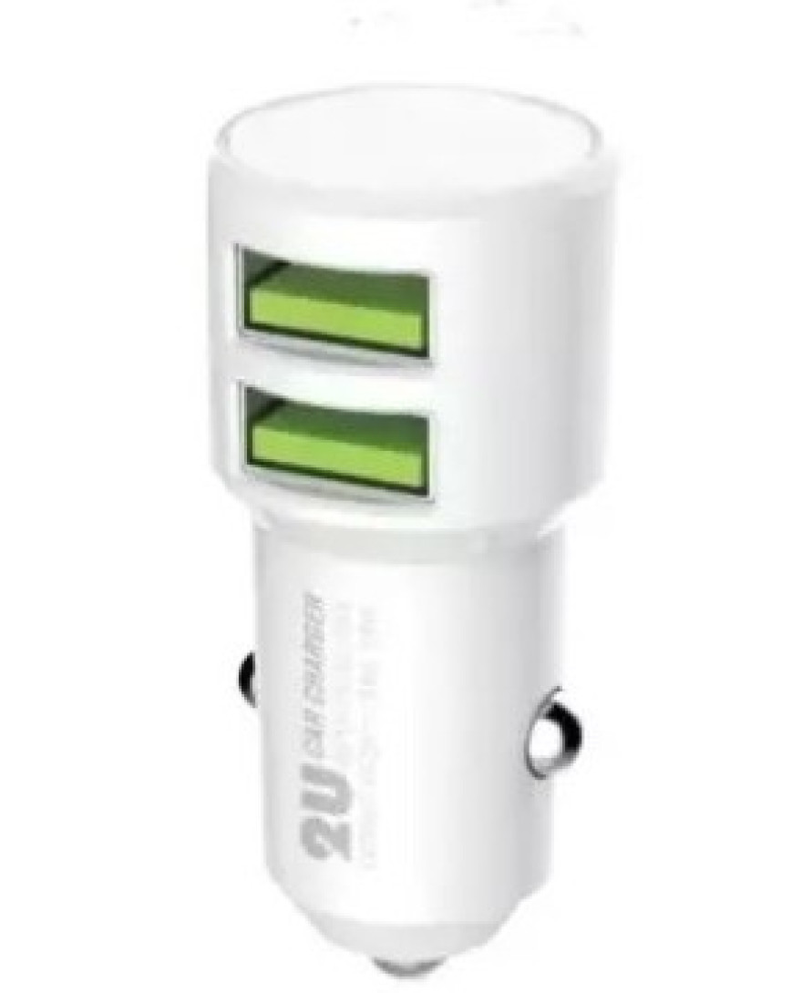 Unplug Car Dual USB Charger Fast Charging Compatible with All Smartphones